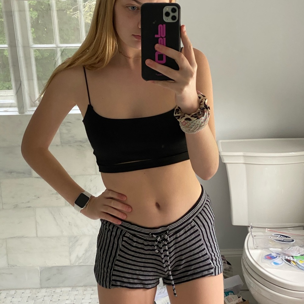 Stripy ripcurl shorts!